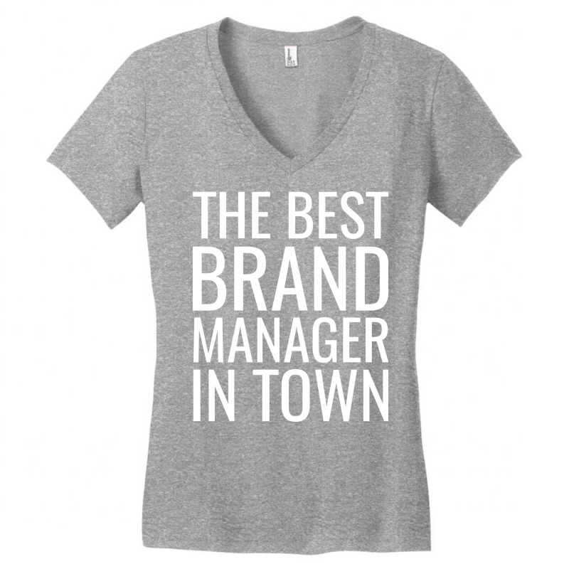 The Best Brand Manager In Town Cute Women's V-Neck T-Shirt by tetelonacerk | Artistshot