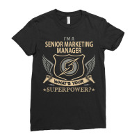 Senior Marketing Manager T  Superpower Gift Item T Ladies Fitted T-shirt | Artistshot