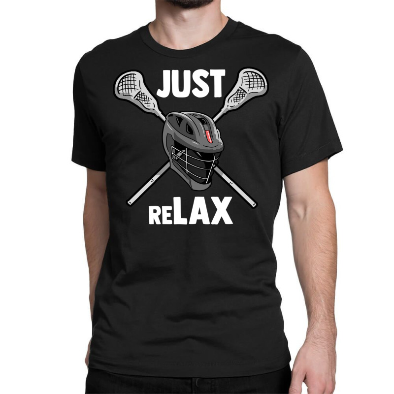 Lacrosse Players Throw Cue Ball Lax Crossstick (3) Classic T-shirt by ChuArt. | Artistshot