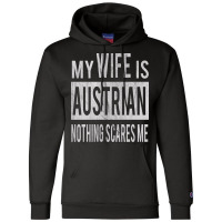 Gift To Austrian Wife From Austria Husband Present Champion Hoodie | Artistshot