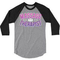 Massage Therapist Red Hippie 3/4 Sleeve Shirt | Artistshot