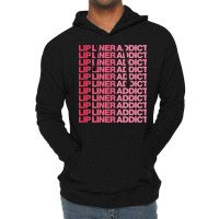 Haute Leopard Lip Liner Addict Stylish Graphic Blu Lightweight Hoodie | Artistshot