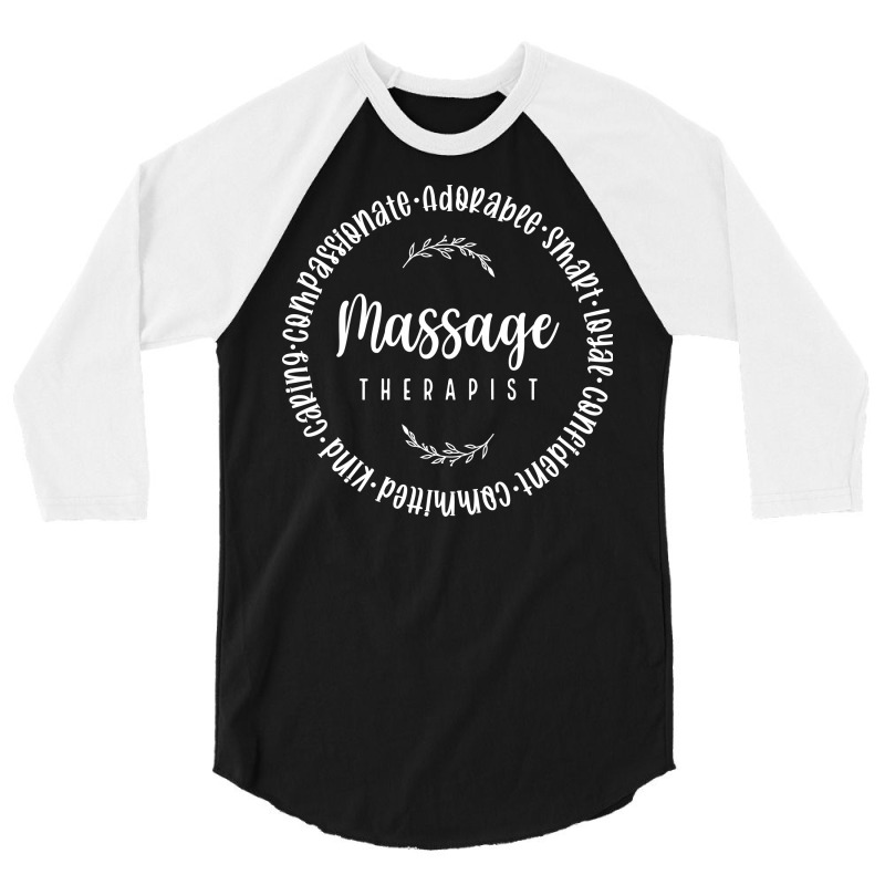 Massage Therapist Personality Traits Minimalistic 3/4 Sleeve Shirt by hanesdiuza4 | Artistshot