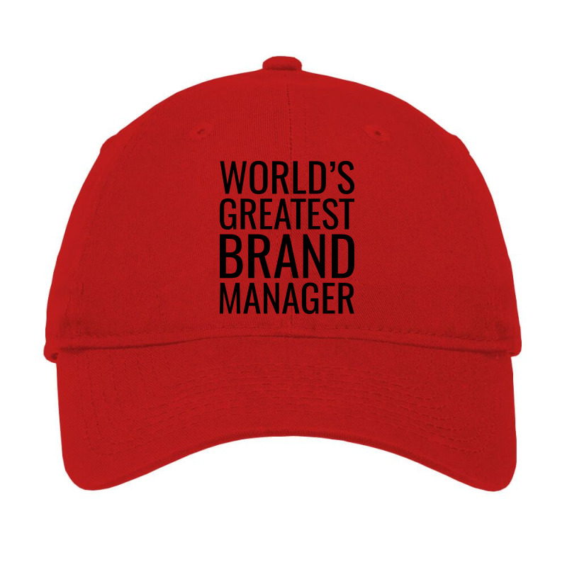 Worlds Greatest Brand Manager Yellow Adjustable Cap by phuocvasilju | Artistshot