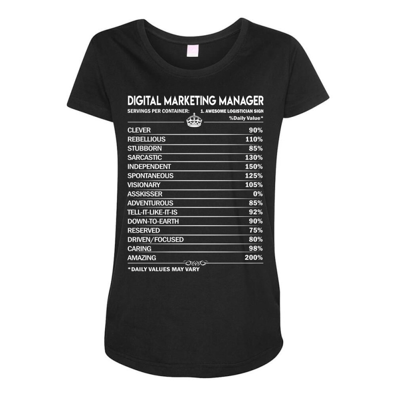 Digital Marketing Manager T  Digital Marketing Man Maternity Scoop Neck T-shirt by digsbytobozw | Artistshot