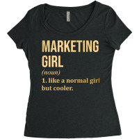 Marketing Manager Aesthetic Travel Women's Triblend Scoop T-shirt | Artistshot