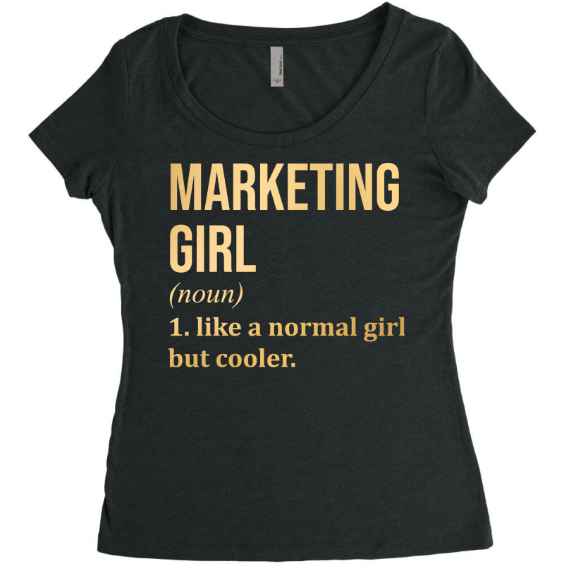 Marketing Manager Aesthetic Travel Women's Triblend Scoop T-shirt by vaeziyonsei4 | Artistshot