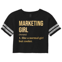 Marketing Manager Aesthetic Travel Scorecard Crop Tee | Artistshot