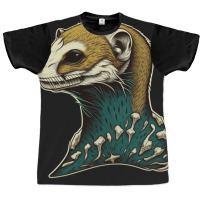 Weasel Skull Graphic T-shirt | Artistshot