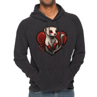 Weasel Valentine Vintage Hoodie | Artistshot