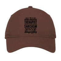 Im A Sports Massage Therapist 80s Adjustable Cap | Artistshot