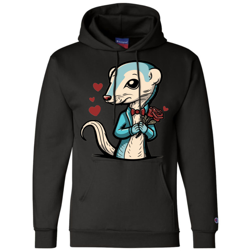 Weasel Valentine Champion Hoodie by UrielTurner100 | Artistshot