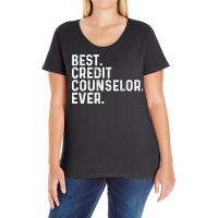 Best Credit Counselor Ever Funny Ladies Curvy T-shirt | Artistshot