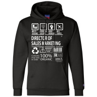 Director Of Sales Marketing T  Multitasking Certif Champion Hoodie | Artistshot