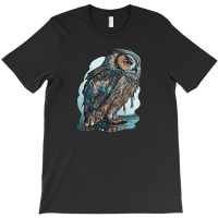 Ocean Sea Water Owl T-shirt | Artistshot