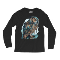 Ocean Sea Water Owl Long Sleeve Shirts | Artistshot