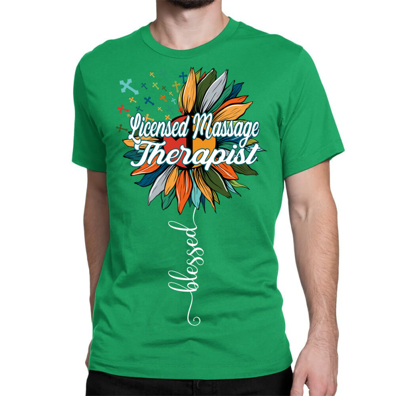 Blessed Licensed Massage Therapist Travel Classic T-shirt by auleyylgh | Artistshot