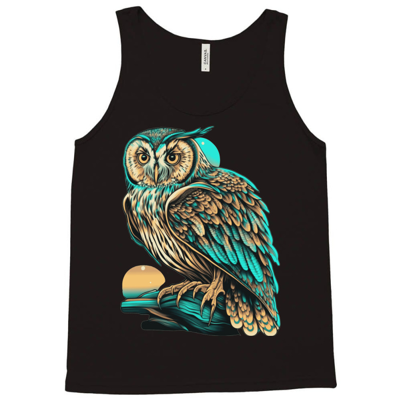 Ocean Sea Water Owl Tank Top by UrielTurner100 | Artistshot