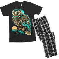 Ocean Sea Water Owl Men's T-shirt Pajama Set | Artistshot