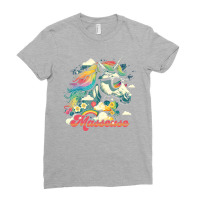 Rainbow Unicorn Masseuse Cute Ladies Fitted T-shirt | Artistshot