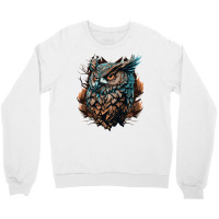 Owl Angry Crewneck Sweatshirt | Artistshot