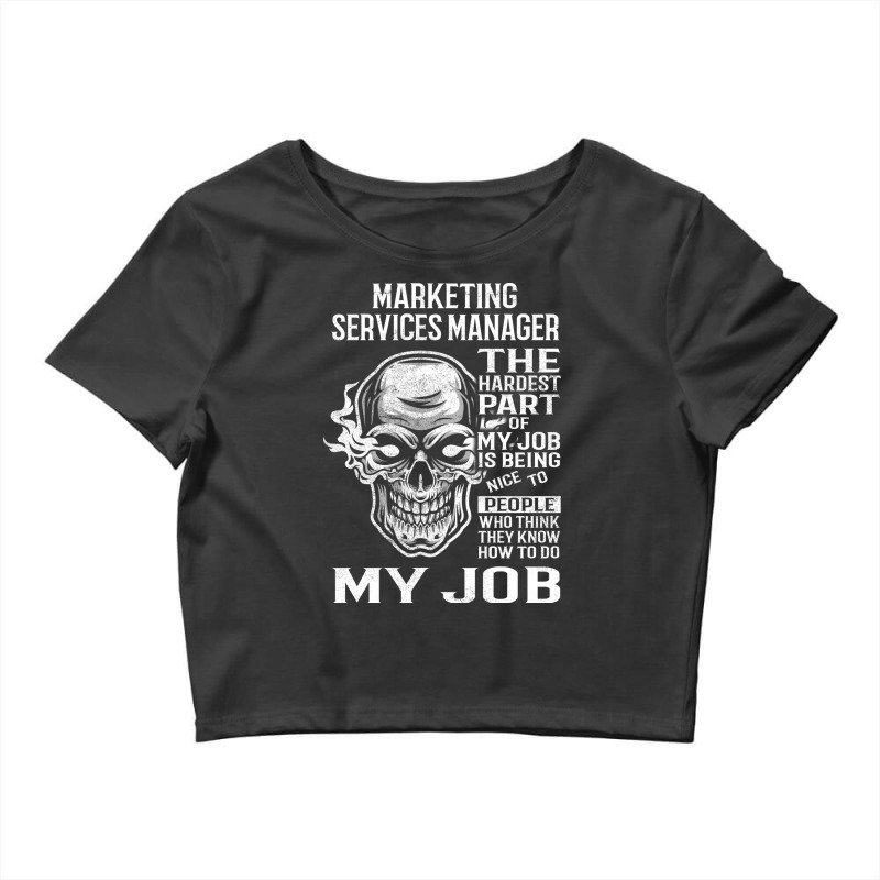 Marketing Services Manager T  The Hardest Part Gif Crop Top by vaeziyonsei4 | Artistshot