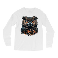 Owl Angry Long Sleeve Shirts | Artistshot