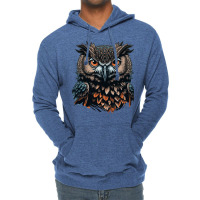 Owl Angry Lightweight Hoodie | Artistshot