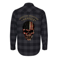 Marketing Operations Manager Watercolor Skull In A Flannel Shirt | Artistshot