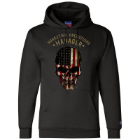 Marketing Operations Manager Watercolor Skull In A Champion Hoodie | Artistshot