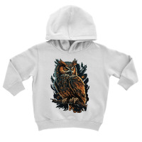 Owl Angry Toddler Hoodie | Artistshot