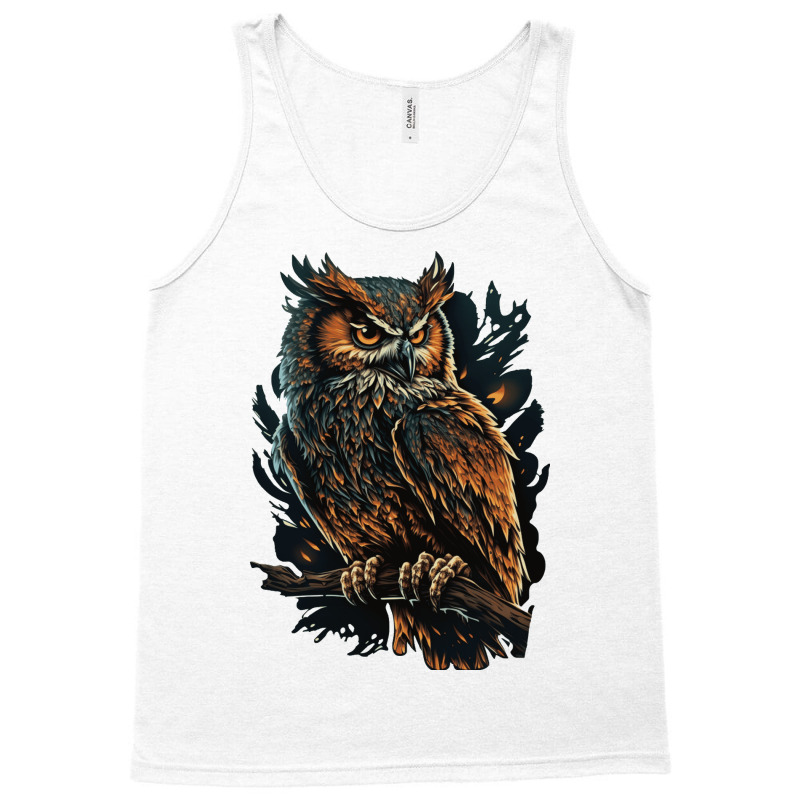 Owl Angry Tank Top by UrielTurner100 | Artistshot