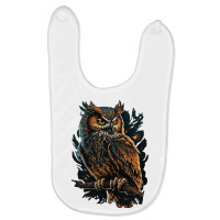 Owl Angry Baby Bibs | Artistshot