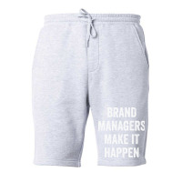 Brand Managers Make It Happen Red Fleece Short | Artistshot