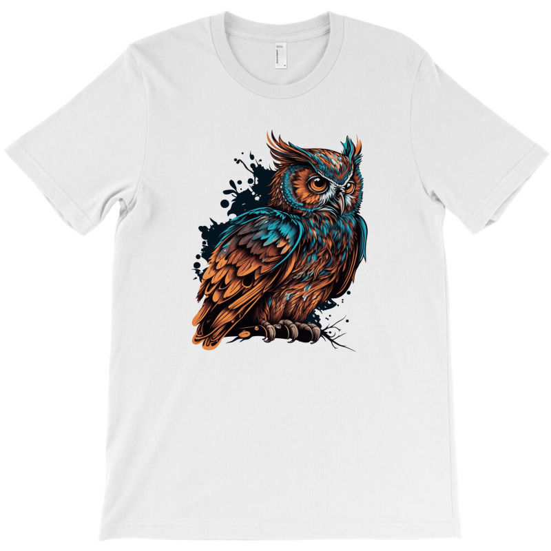 Owl Colour T-Shirt by UrielTurner100 | Artistshot