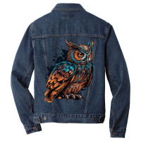 Owl Colour Men Denim Jacket | Artistshot