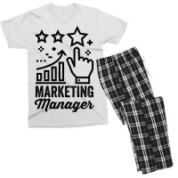 Marketing Manager Girl Gift Men's T-shirt Pajama Set | Artistshot