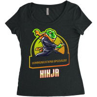 Communications Specialist Ninja Red Women's Triblend Scoop T-shirt | Artistshot