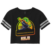 Communications Specialist Ninja Red Scorecard Crop Tee | Artistshot