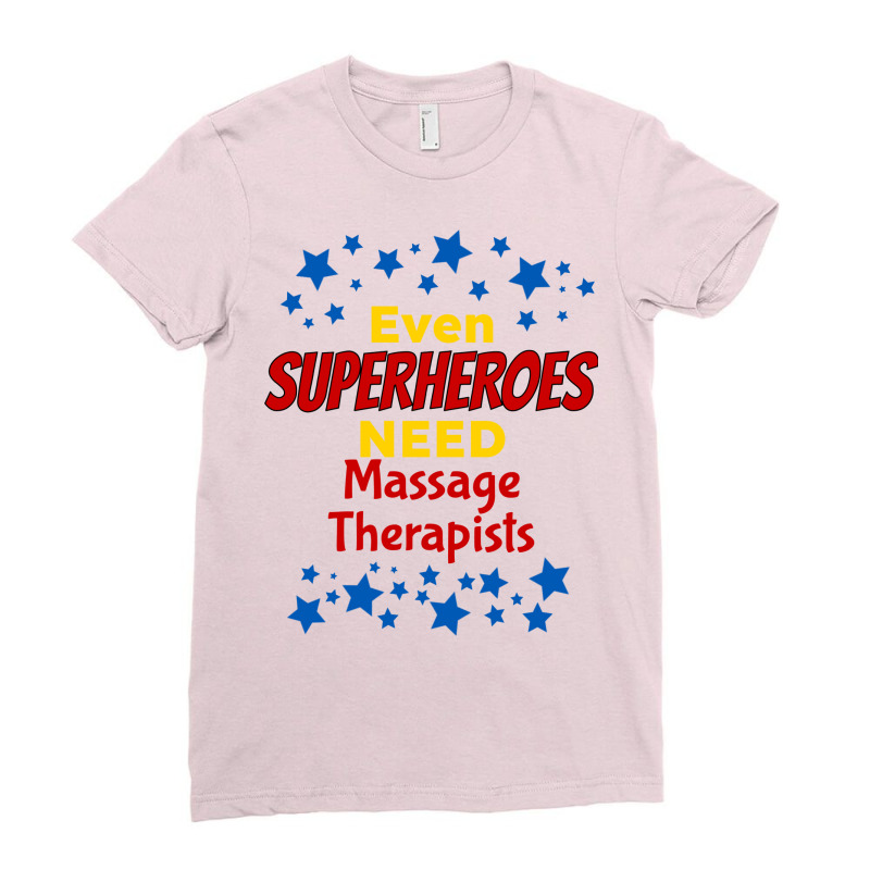 Massage Therapist Funny Work Quote Retro Style Des Ladies Fitted T-Shirt by nolljyaull | Artistshot