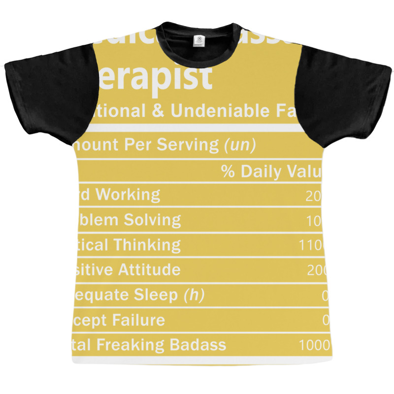 Medical Massage Therapist Nutritional And Undeniab Graphic T-shirt by nolljyaull | Artistshot