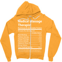 Medical Massage Therapist Nutritional And Undeniab Zipper Hoodie | Artistshot