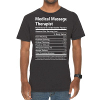 Medical Massage Therapist Nutritional And Undeniab Vintage T-shirt | Artistshot