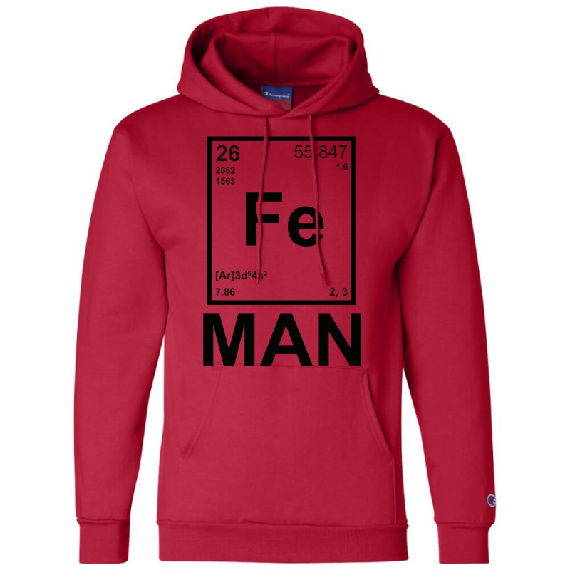 Fe (iron) Man Champion Hoodie by zogoehawan | Artistshot