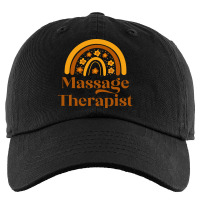 Massage Therapist Boho Rainbow Casual Design Kids Cap | Artistshot