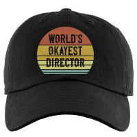 Worlds Okayest Director Love Kids Cap | Artistshot