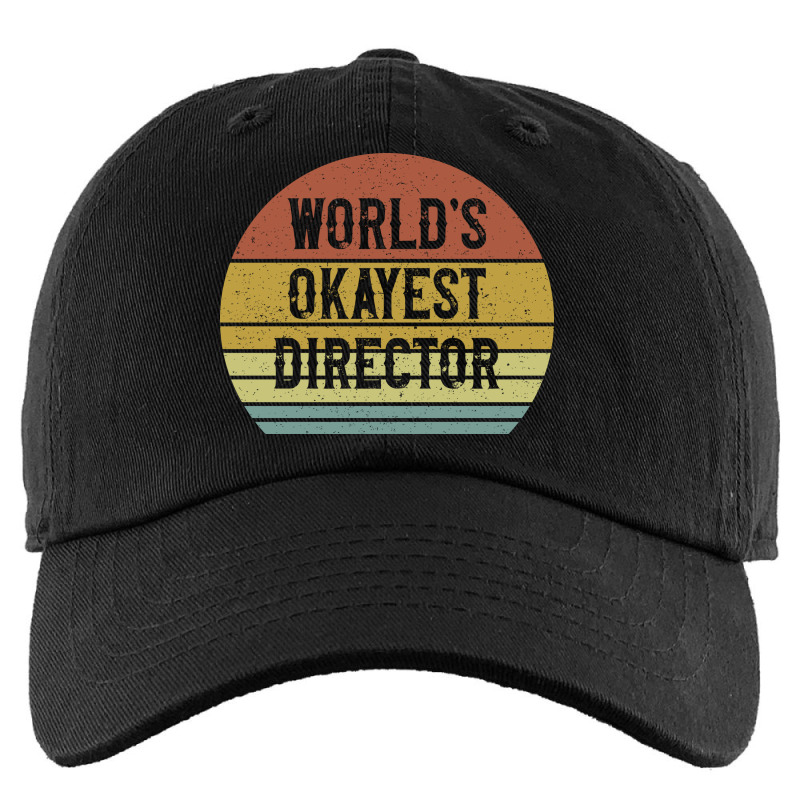 Worlds Okayest Director Love Kids Cap | Artistshot