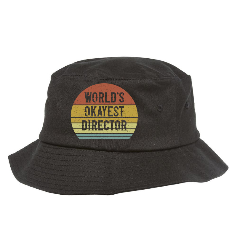 Worlds Okayest Director Love Bucket Hat | Artistshot