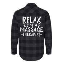 Massage Therapist Hipster Quote Flannel Shirt | Artistshot