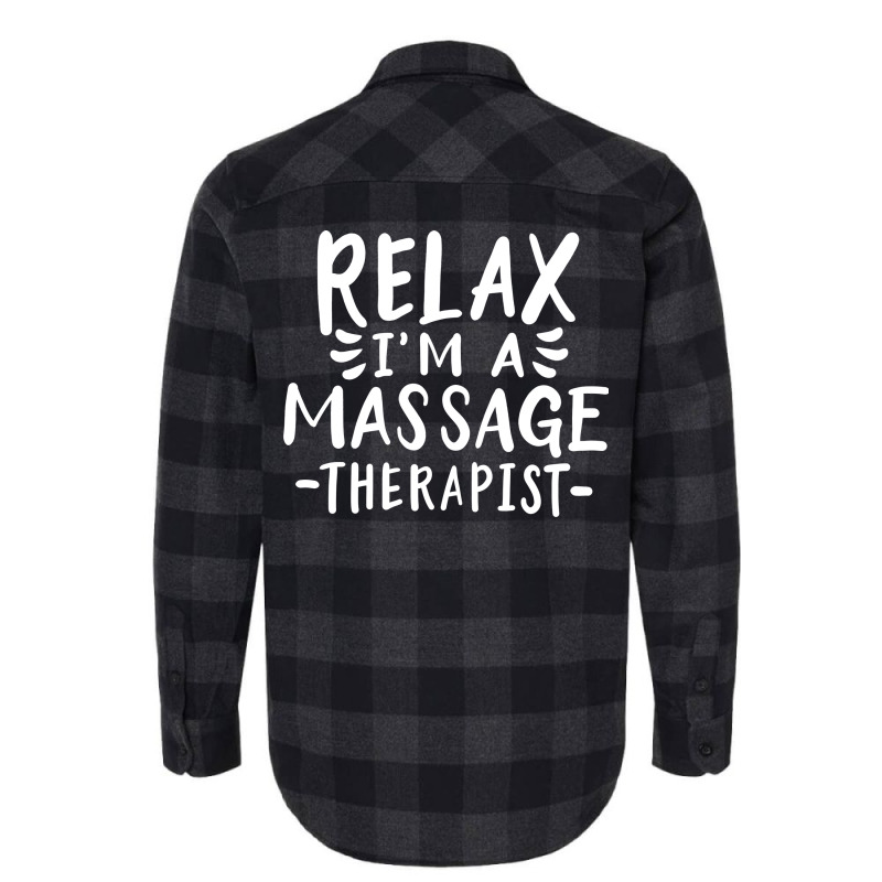 Massage Therapist Hipster Quote Flannel Shirt by mabreykantarg | Artistshot